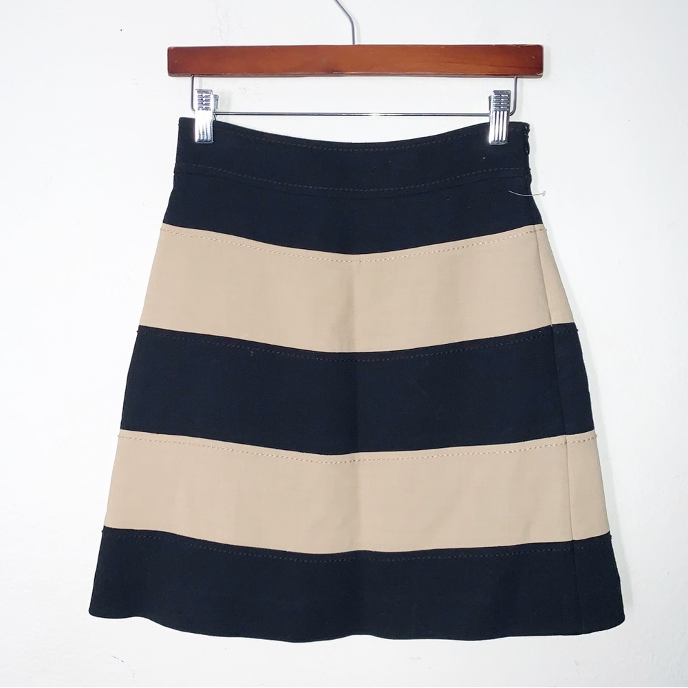 Kate Spade Clemonce Striped Wool Blend Skirt Sz 00 - Picture 3 of 5